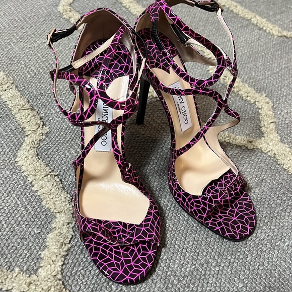 Jimmy Choo-Lance Sandal - Picture 3 of 13